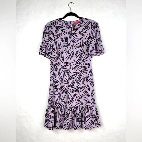 KATE SPADE Frozen Lilac Matches Dress - NJMUA391 - Sz 0 - Picture 5 of 15